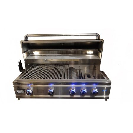 HOGAN SUPPLIES 38 in. Cutlass Pro GrillBlue LED with Rear Burner HO1320827